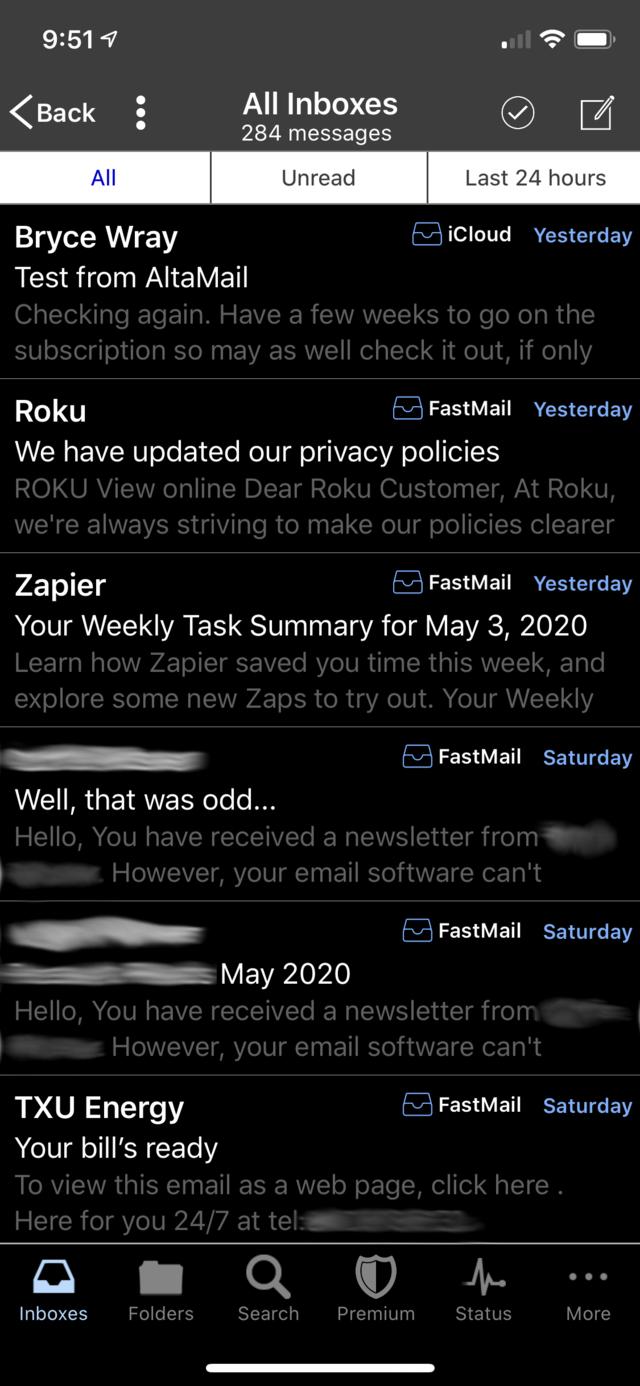 Preside “All Inboxes” view