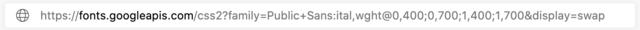 Screen capture from browser showing URL pasted into URL bar" Screen capture from browser showing URL pasted into URL bar"